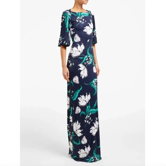 ERDEM Dresses & Skirts - Erdem "Etheline" Floral Jersey Maxi Dress, size 8US (Fits like a US size 4/6)